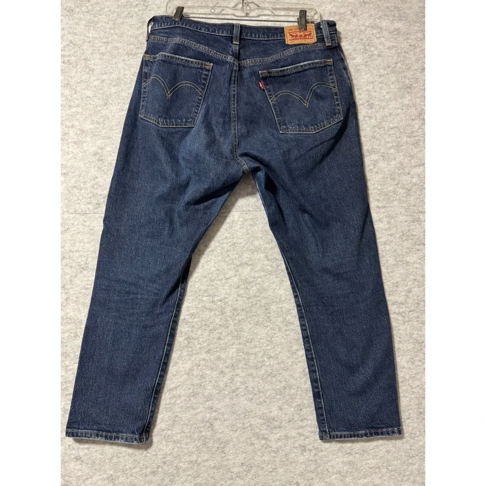 Levi's 501 Women's 31x26 Distressed Straight Leg Denim Dark Wash Ankle